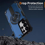 Military Armor Magnetic Case with Kickstand for Galaxy S26 Series