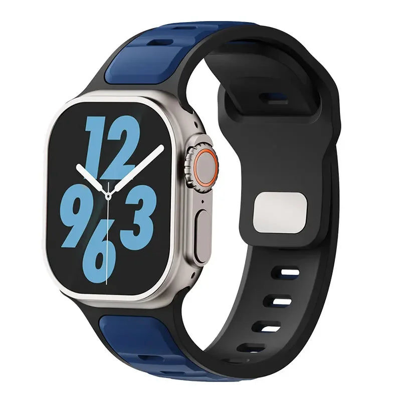 Skin-Friendly Soft Silicone Sport Band for Apple Watch