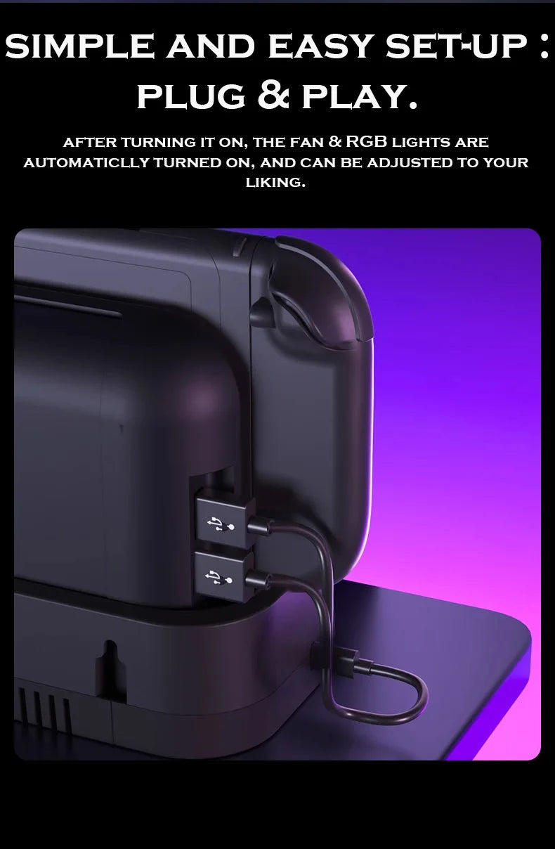 Nintendo Switch 2 Dual Cooling Fan Dock