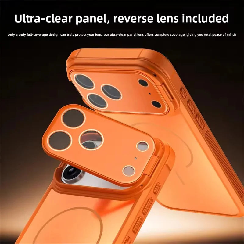 Matte TPU MagSafe Case with Full-Coverage Camera Lens Protection for iPhone 17 Series