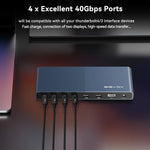 Acasis 16-in-1 USB-C Docking Station With 40Gbps Thunderbolt Support