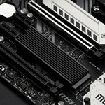 Aluminum M.2 2280 SSD Heatsink with Thermal Pad