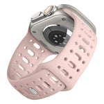 Perforated Silicone Sport Band with Ventilation Holes for Apple Watch