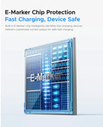 ORICO 240W USB-C Braided Fast Charging Cable