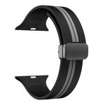 Textured Dual-Layer Band with Pin-and-Hole Adjustment for Apple Watch