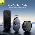 Baseus 25W Qi 2.2 Magnetic Car Charger with Cooling Fan