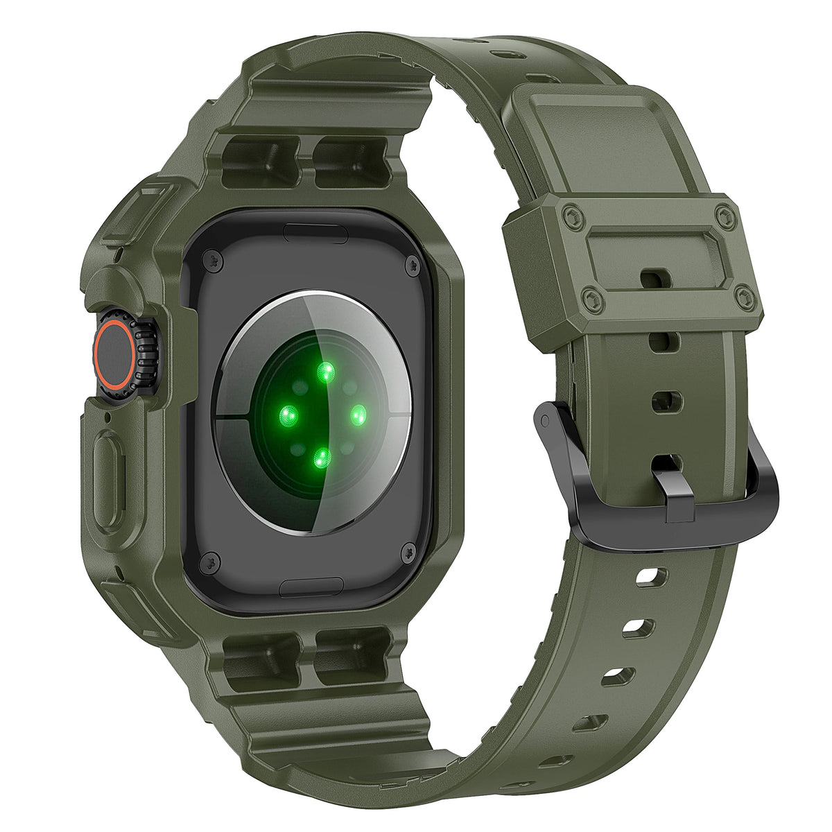 TPU Silicone Protective Case with Raised Bezel for Apple Watch Ultra