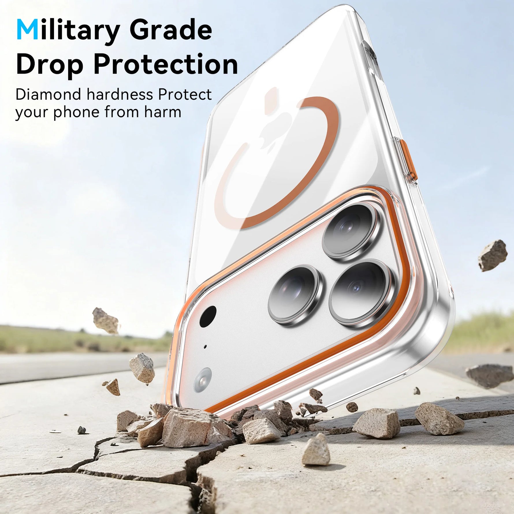Luxury Clear MagSafe Case for iPhone 17 Series