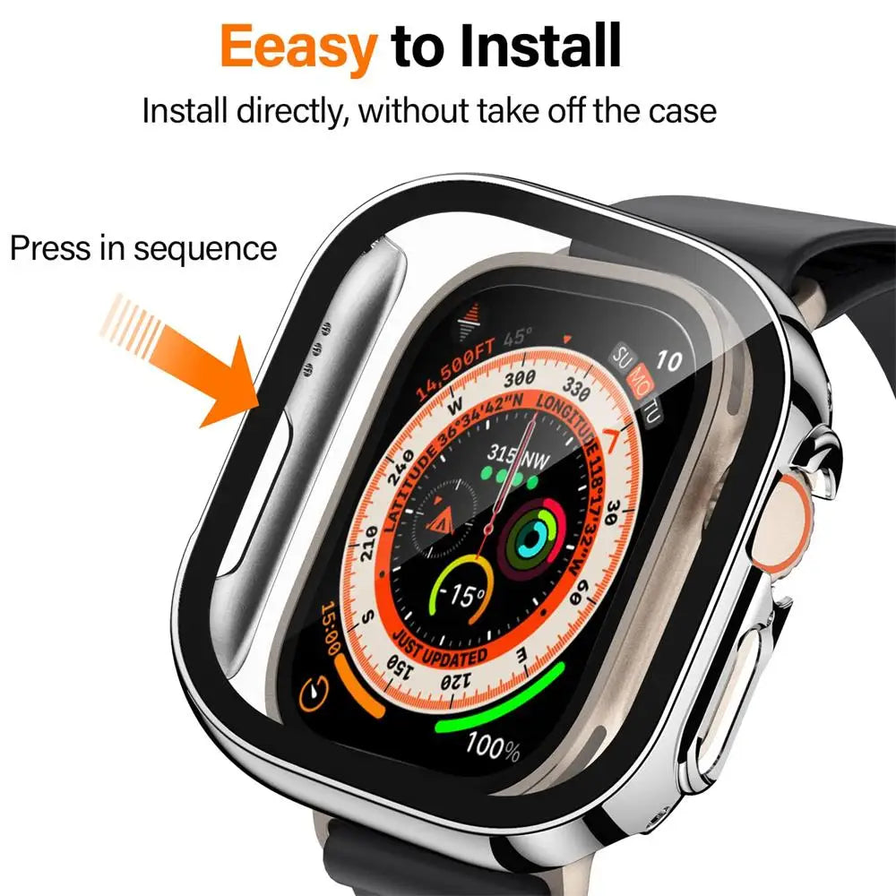 Protective Waterproof Shell with Screen Guard for Apple Watch