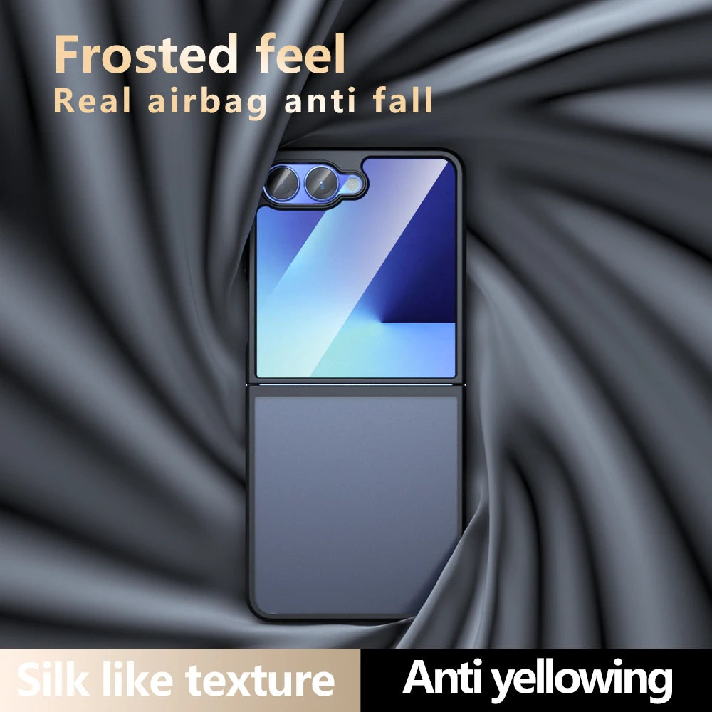 Airbag Shockproof TPU+PC Clear Matte Case for Samsung Galaxy Z Flip 7
