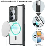 Shockproof Magnetic Case with Camera Cover Stand for Samsung Galaxy S26 Series