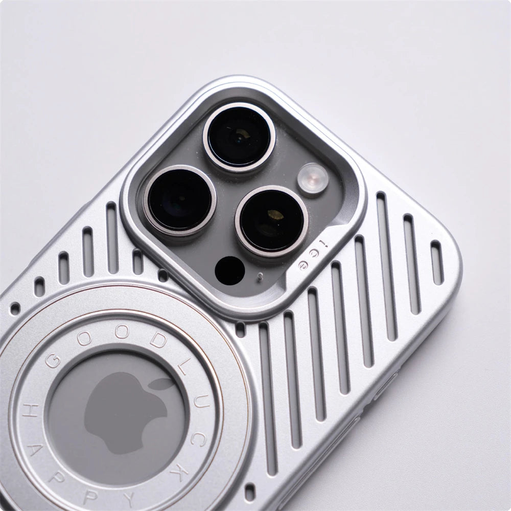 Luxury MagSafe Hard PC Case with Heat Dissipation for iPhone 16 Series