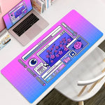 Large Format Vaporwave Kawaii Desk Mouse Pad