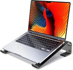 Ergonomic Aluminum Laptop Stand with Cooling Ventilation