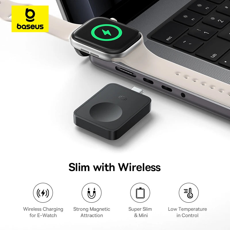 Baseus MagPro 2.5W Magnetic Wireless Charger for Apple Watch