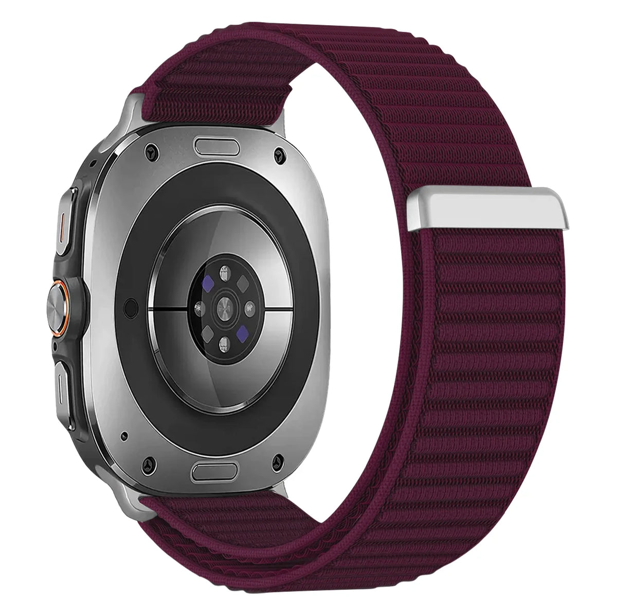 Elastic Nylon Velcro Watch Strap with Breathable Woven Design for Samsung Galaxy Watch 9