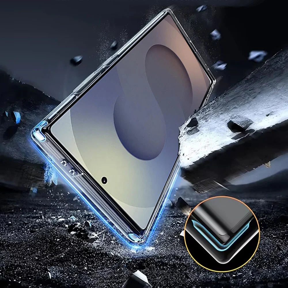Clear Shock-Absorbing Transparent Case for Samsung Galaxy S25 Series