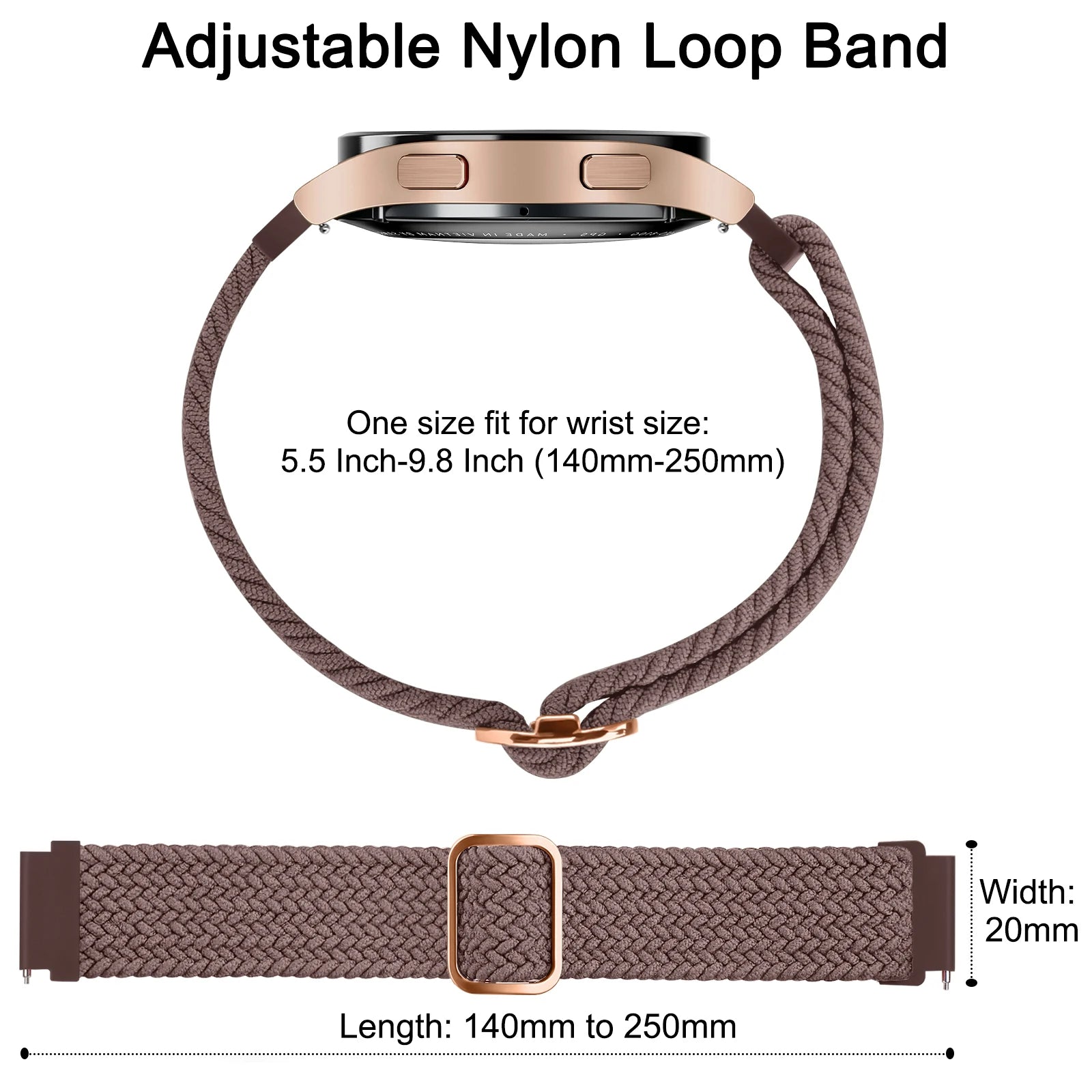 Elastic Braided Strap for Samsung Galaxy Watch 5 Series