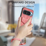 Google Pixel 9 Series Shockproof PU Leather Wallet Case with Built-in Card Holder