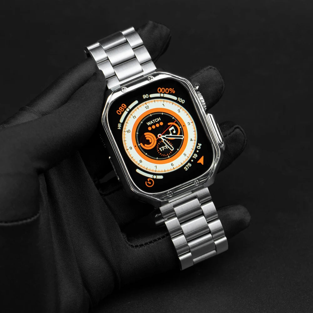 Stainless Steel Band and Case with TPU Cover Bracelet for Apple Watch