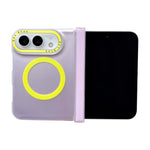 Slim Shockproof MagSafe Case with Color-Blocking Design for iPhone Duo