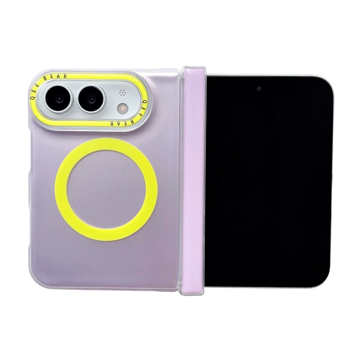 Slim Shockproof MagSafe Case with Color-Blocking Design for iPhone Duo