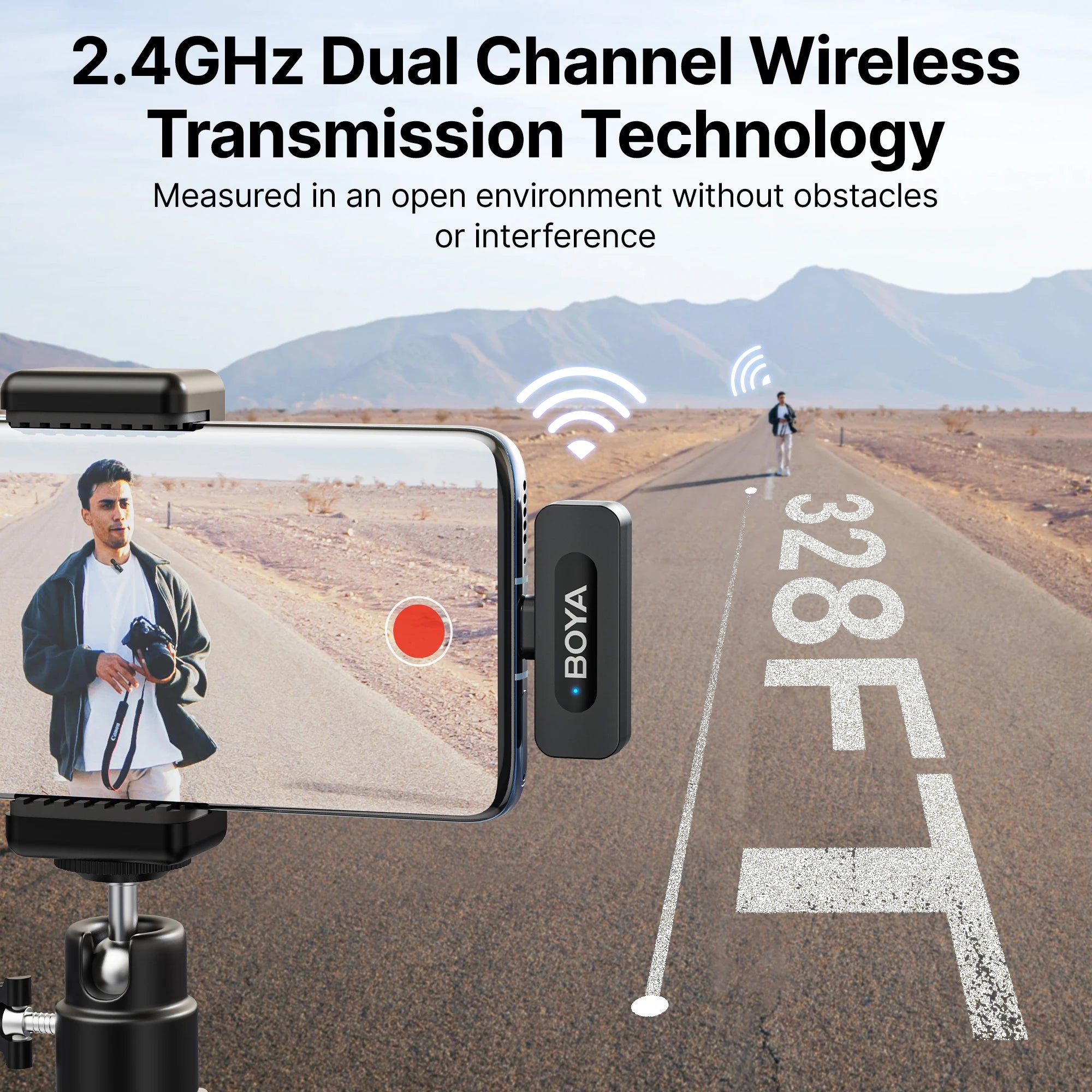 BOYA BY-V10 Wireless Lavalier Microphone