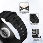 Premium Silicone Sport Strap for Apple Watch