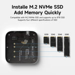 Hagibis USB4 M.2 NVMe SSD Enclosure for Mac mini M4/M4 Pro