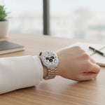 Stainless Steel Link Bracelet Band with Removable Links for Samsung Galaxy Watch Ultra 2