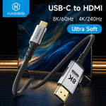 Hagibis USB-C To HDMI 2.1 Braided Cable