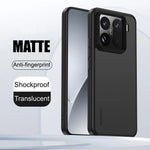 Matte Translucent Bumper Case for Xiaomi 15