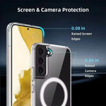 Armor-Style Transparent Protective Magnetic Case for Samsung Galaxy S26 Series