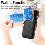 Fashion Jeans-Style Leather Wallet Case for iPhone 17 Series