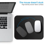 Small Smooth Cloth Mousepad Non-Slip Rubber Base