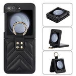 Luxury PU Leather Phone Case for Samsung Galaxy Z Flip 5