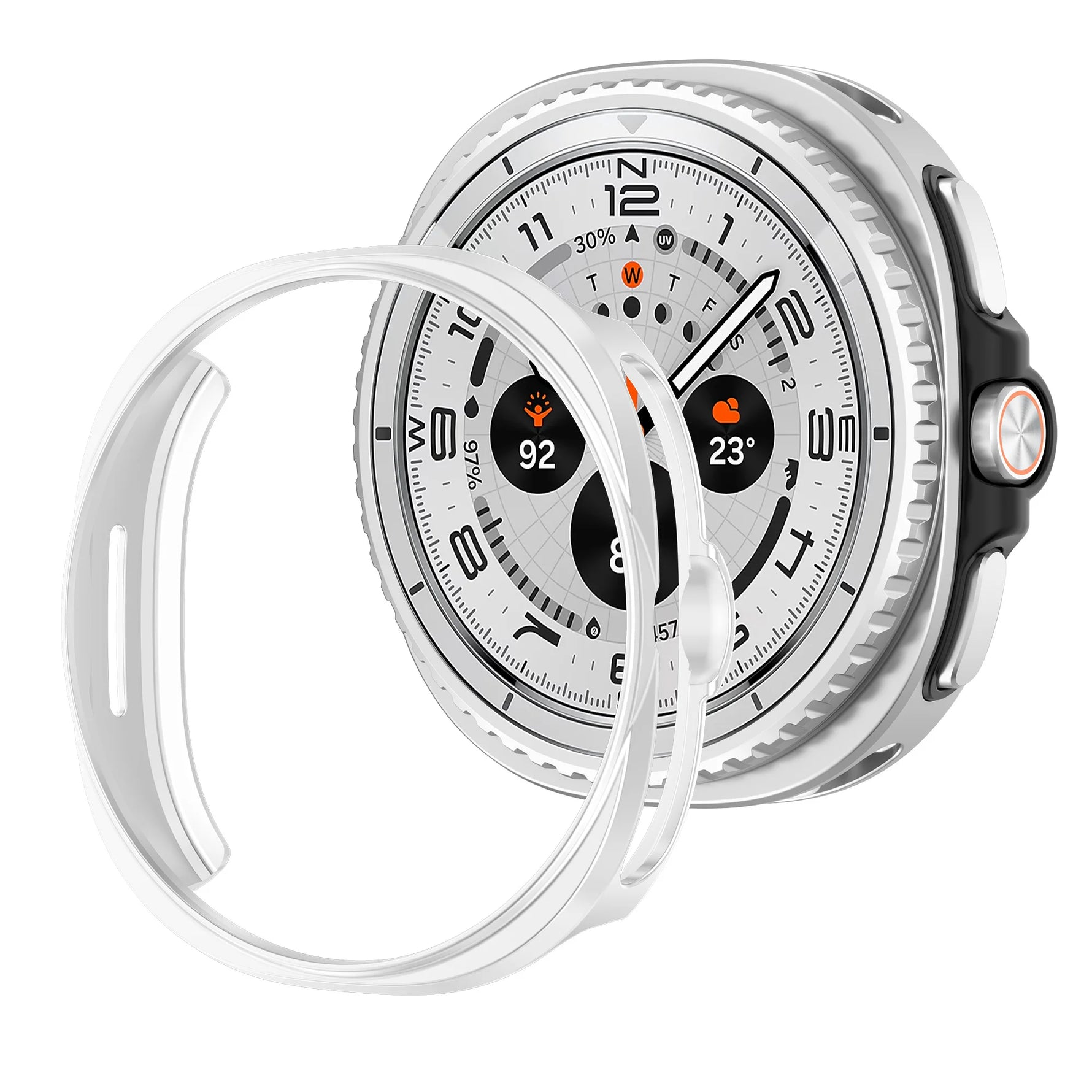 Lightweight PC Bumper Cover for Samsung Galaxy Watch 8 / Galaxy Watch 8 Classic