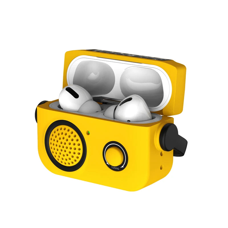 3D Simulation Radio Design Silicone Case for AirPods Pro 2