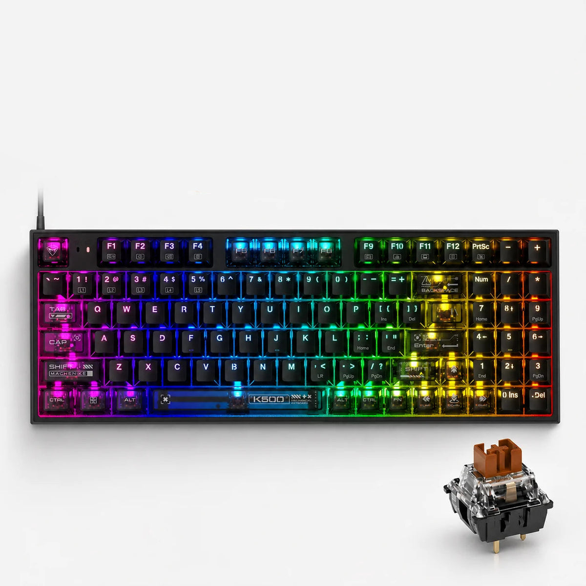 MACHENIKE K500-94 Hot-Swappable Mechanical Keyboard