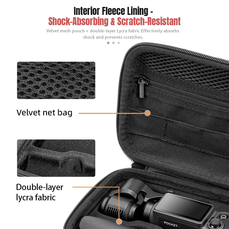 Hard-Shell Waterproof Carrying Case for DJI Pocket 4