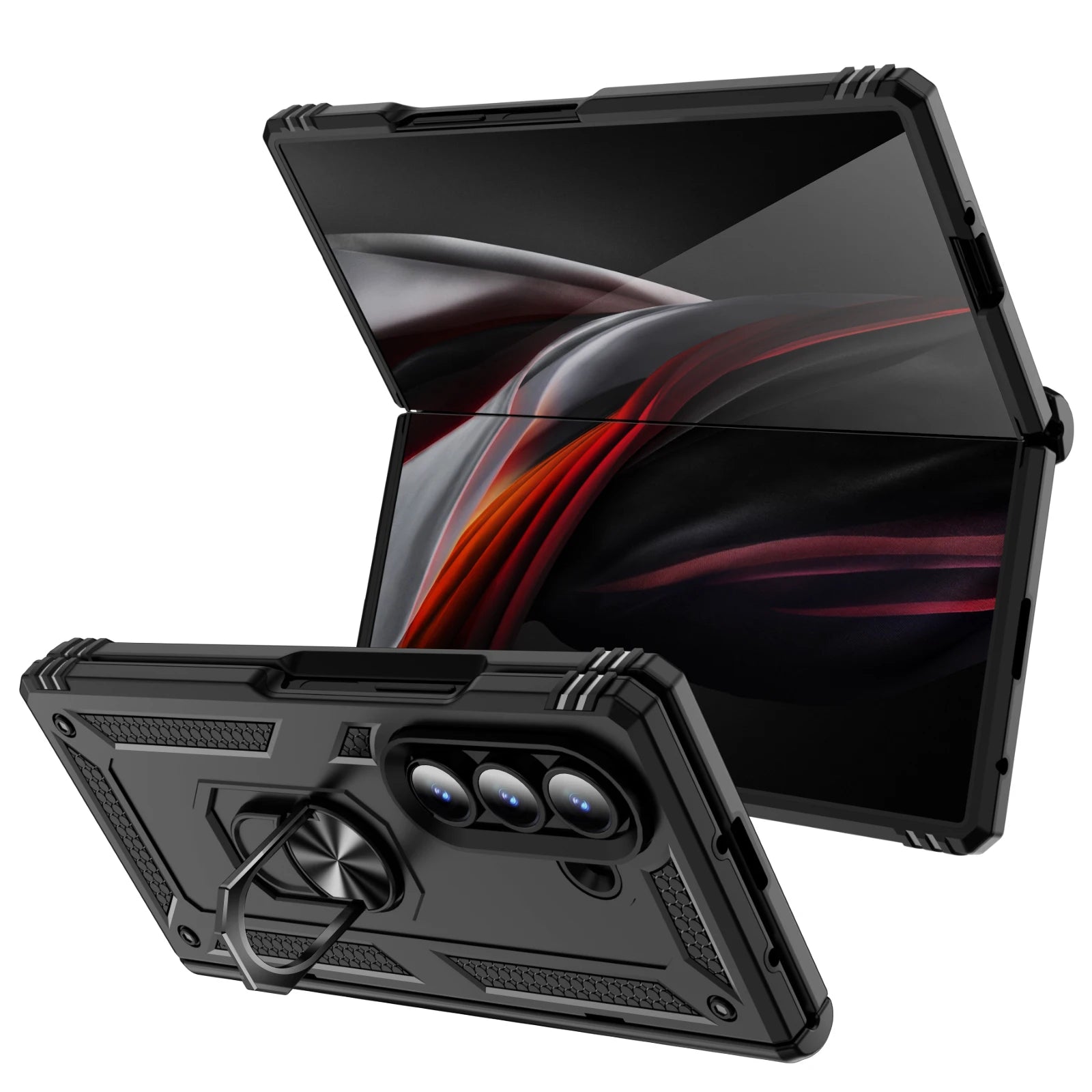 Heavy-Duty Anti-Fall Case with Built-in Stand for Samsung Galaxy Z Fold 6