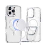 iPhone 16 Series Colorful Transparent MagSafe Case with Aluminum Buttons