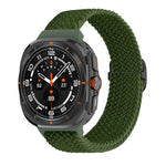 Nylon Woven Adjustable Buckle Watch Band for Samsung Galaxy Watch Ultra 2
