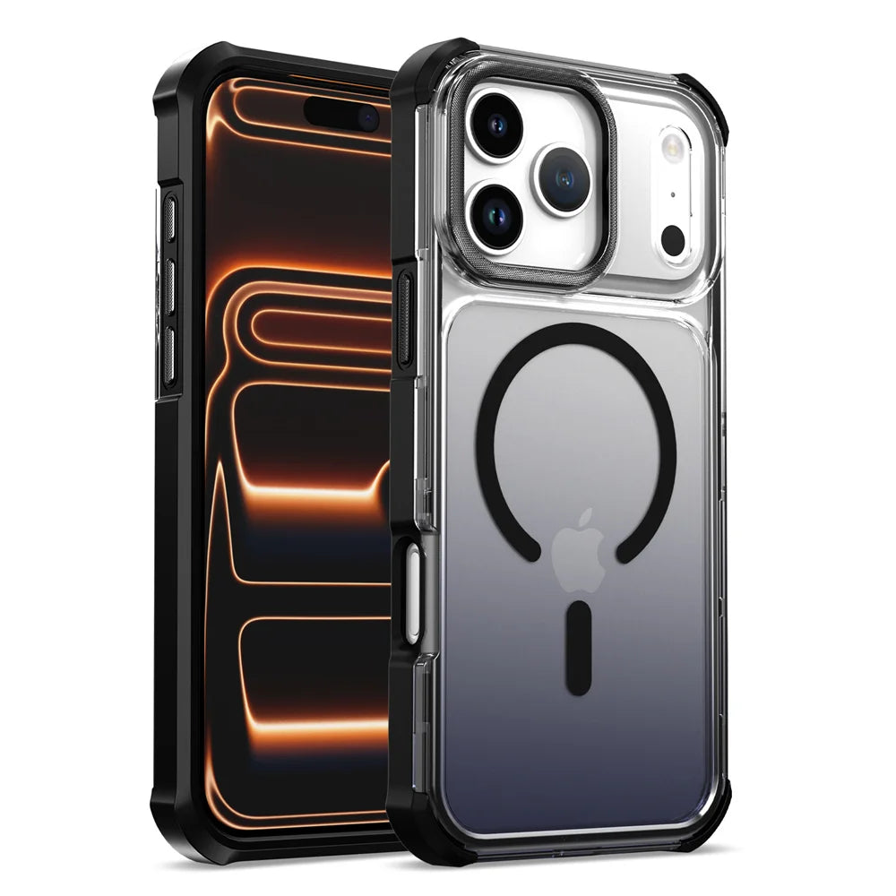 Premium Transparent Gradient MagSafe Case for iPhone 17 Series