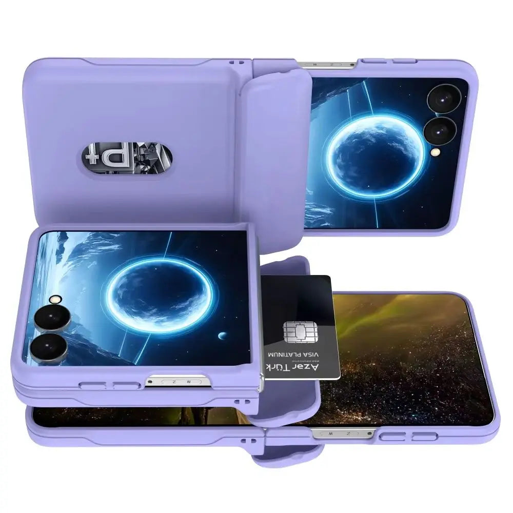 Premium Hinge Protection Wallet Case for Samsung Galaxy Z Flip 8