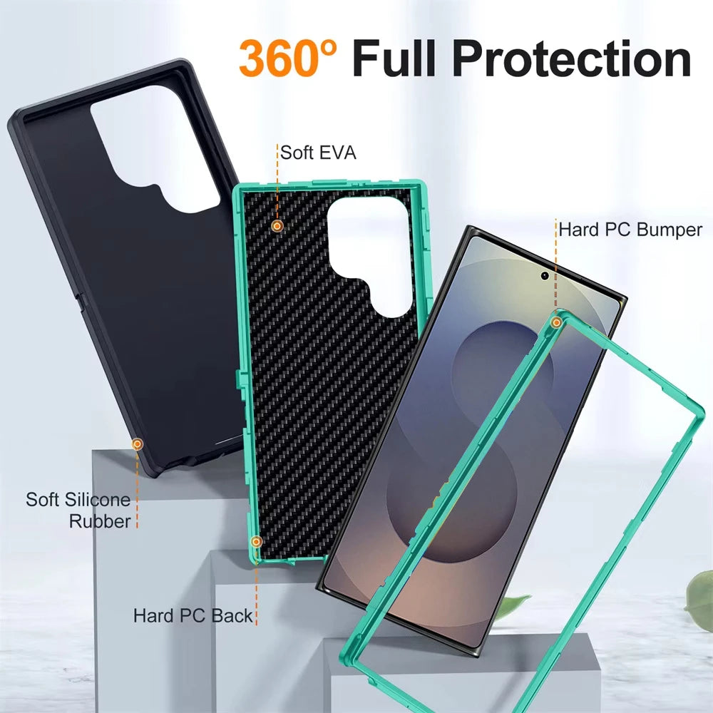 Military Armor Shockproof Case for Samsung Galaxy S25 Series