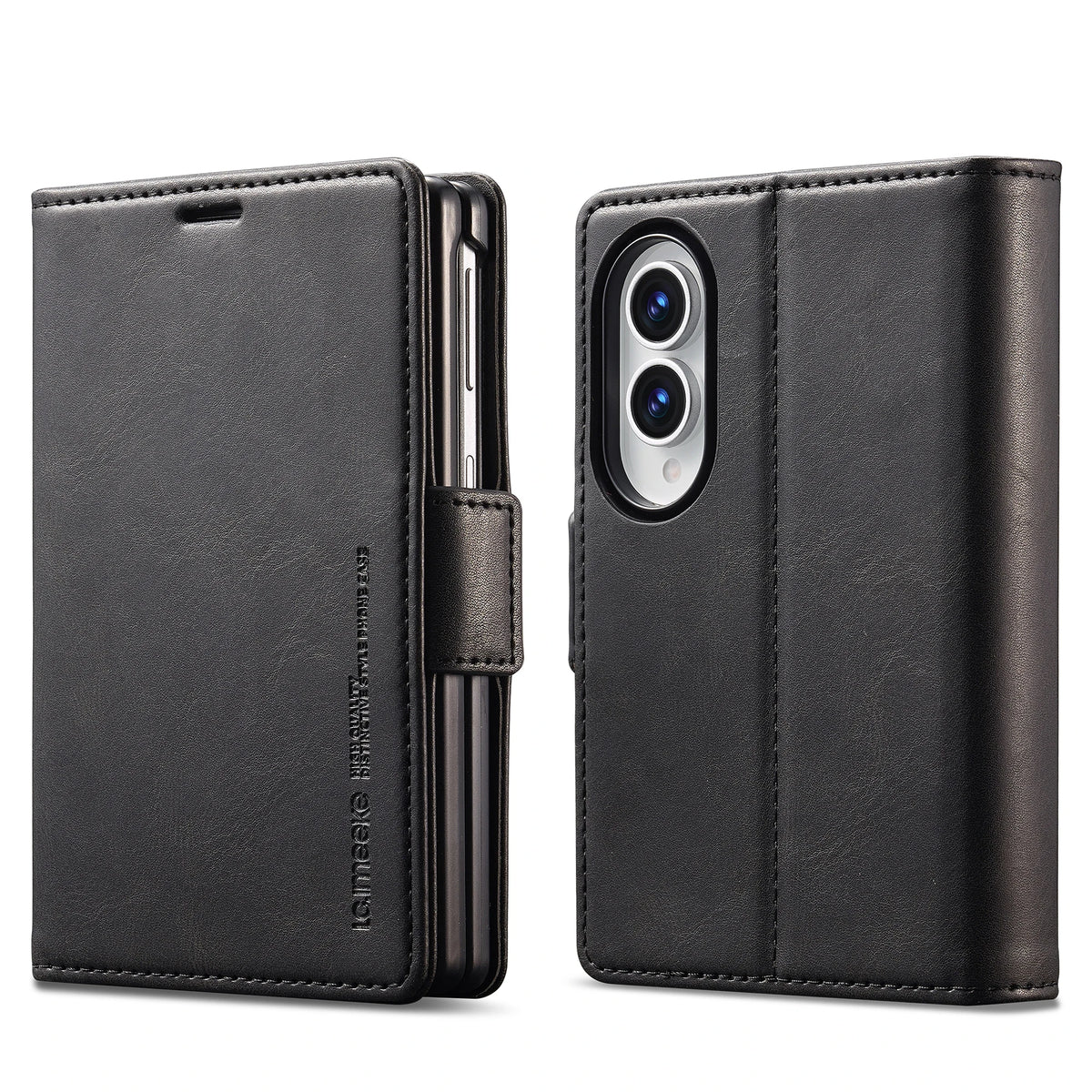 Leather Flip Kickstand Wallet Case with 2-Card Storage for Samsung Galaxy Z Fold 8