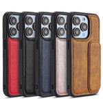 Retro Business PU Leather Case with Card Slot for iPhone 15 Series