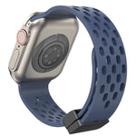 Breathable Magnetic Silicone Sport Strap for Apple Watch