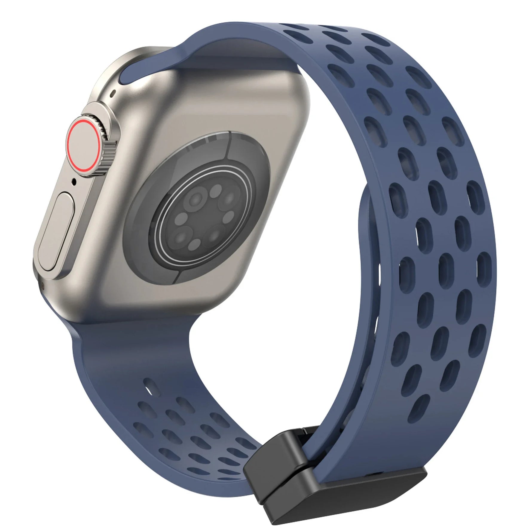 Breathable Magnetic Silicone Sport Strap for Apple Watch